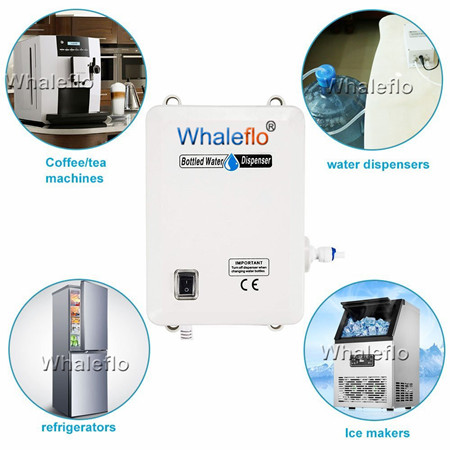 التطبيق النموذجي لنظام موزع مياه زجاجة الحوت